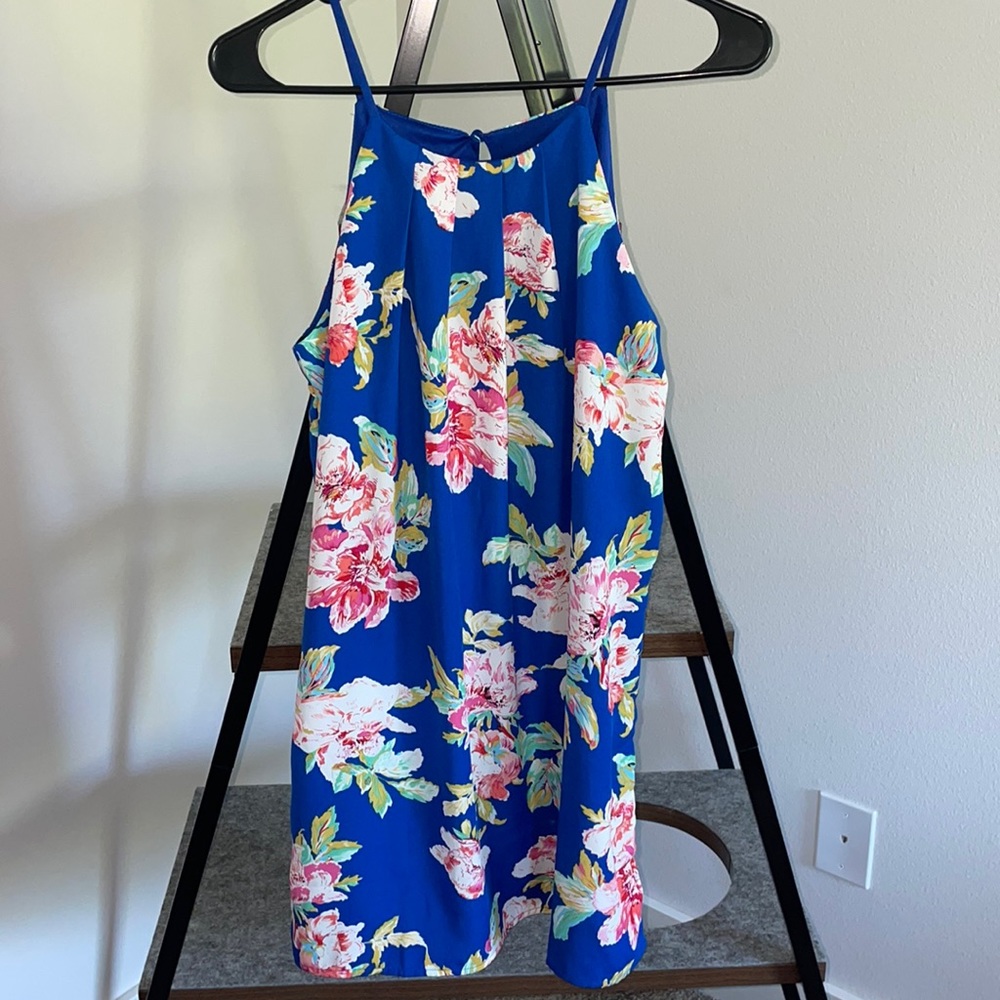 Monteau, Size M, Blue Floral Dress, Never Worn!!